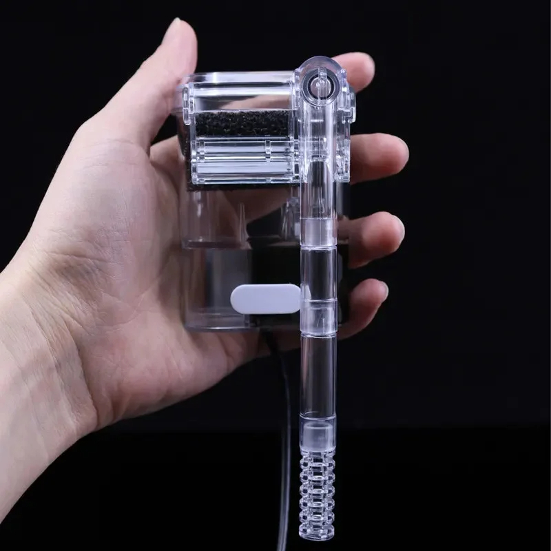 Reef Tank Filter - ตัวกรองแบบแขวนใหม่สำหรับตู้ปลา, ตัวกรองขนาดเล็ก, USB, 2.5W, 250 ลิตร/ชม.