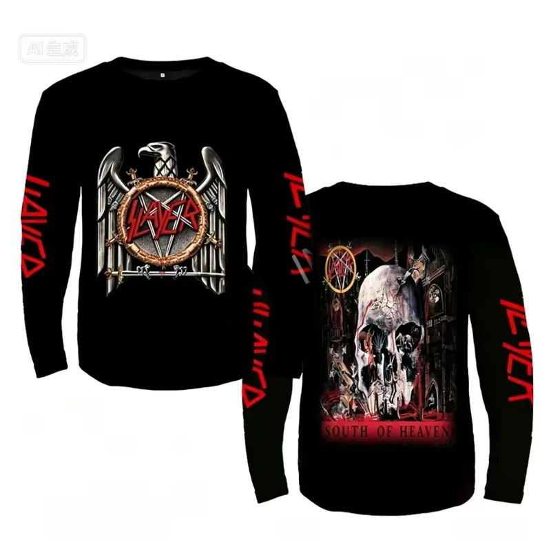เสื้อยืดแขนยาว 3D ลายวงร็อก สเ - Live Rock บทวิจารณ์และราคา