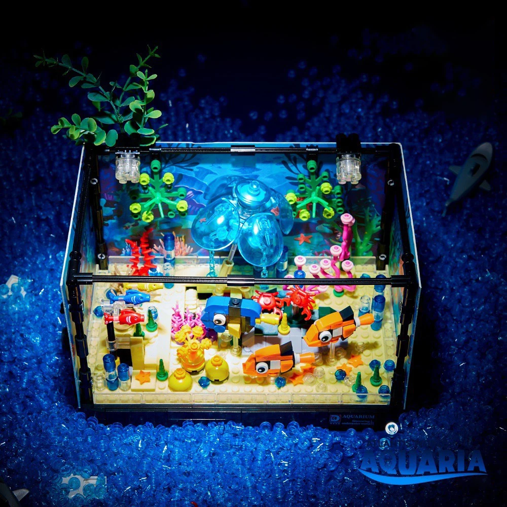 ชุดตัวต่อสร้างสรรค์รูปสัตว์ทะเ - Marine Fish Tank บทวิจารณ์และราคา
