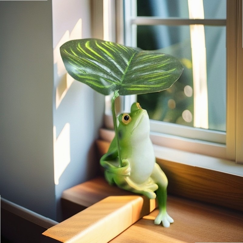 รูปปั้นกบร่มสร้างสรรค์ ของตกแต - Marine Fish Tank บทวิจารณ์และราคา